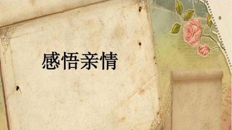 【家庭教育】生活感悟：感悟亲情